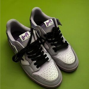 Bape Men's Purple Sneakers
